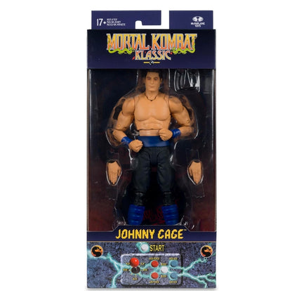 Johnny Cage Figura De Accion Mortal Kombat Klassic Mcfarlane Toys 17 Cm