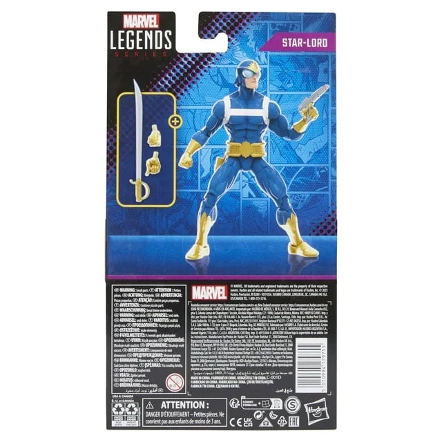 Star Lord Figura de Accion Guardians Of The Galaxy Marvel Legends 15 Cm