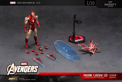 Iron Man Mark 85 Figura de Accion Avengers Endgame Infinity Saga Zd Toys 18cm