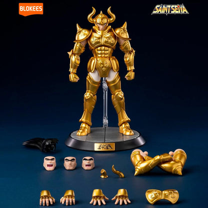 Taurus Aldebaran Figura de Accion Saint Seiya Blokees Champion Class 15 Cm