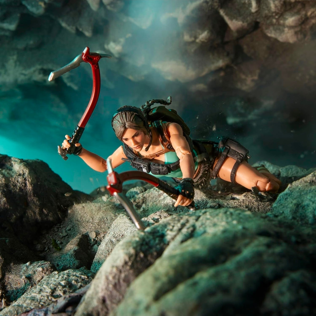 Lara Tomb Raider Croft Figura De Acción GI Joe Classified Hasbro 15 cm