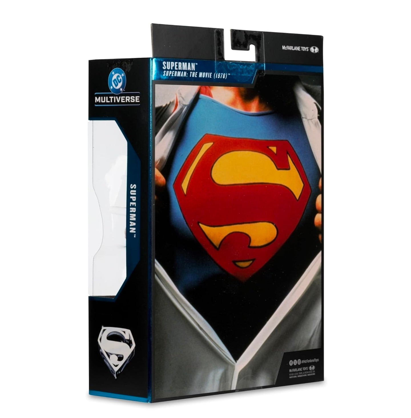 Superman Figura de Accion Christopher Reeve 1978 Mcfarlane Toys Deluxe Theatrical Edition 18 Cm