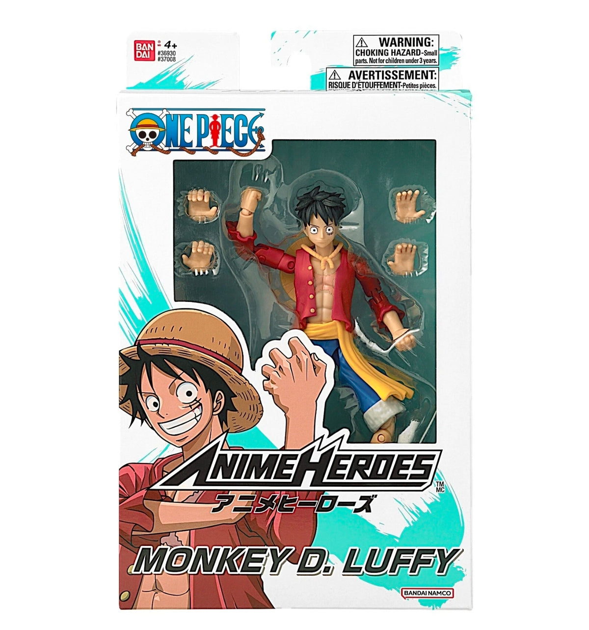 Monkey D Luffy Figura Acción One Piece Anime Heroes Bandai 16 Cm