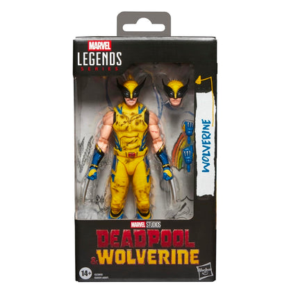 Wolverine Battle Damaged Figura de Accion Deadpool & Wolverine MCU Marvel Legends 16 Cm