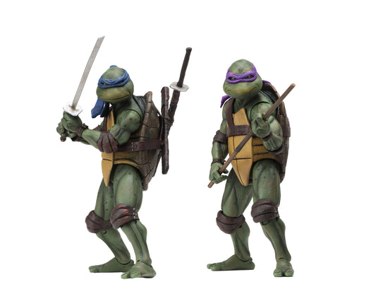 Leonardo & Donatello Pack Figuras De Acción Teenage Mutant Ninja Turtles Neca 18 Cm
