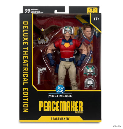 Peacemaker Figura de Accion DC Studios Mcfarlane Toys Theatrical Edition 18 Cm
