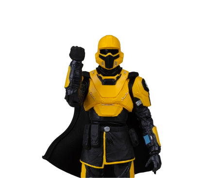 TR-40 Gold Eagle Figura de Accion Helldivers 2 Mcfarlane Gaming Edition 18 Cm