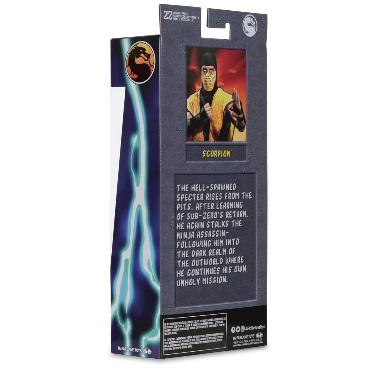 Scorpion Figura de Accion Mortal Kombat Klassic Mcfarlane Toys 17cm