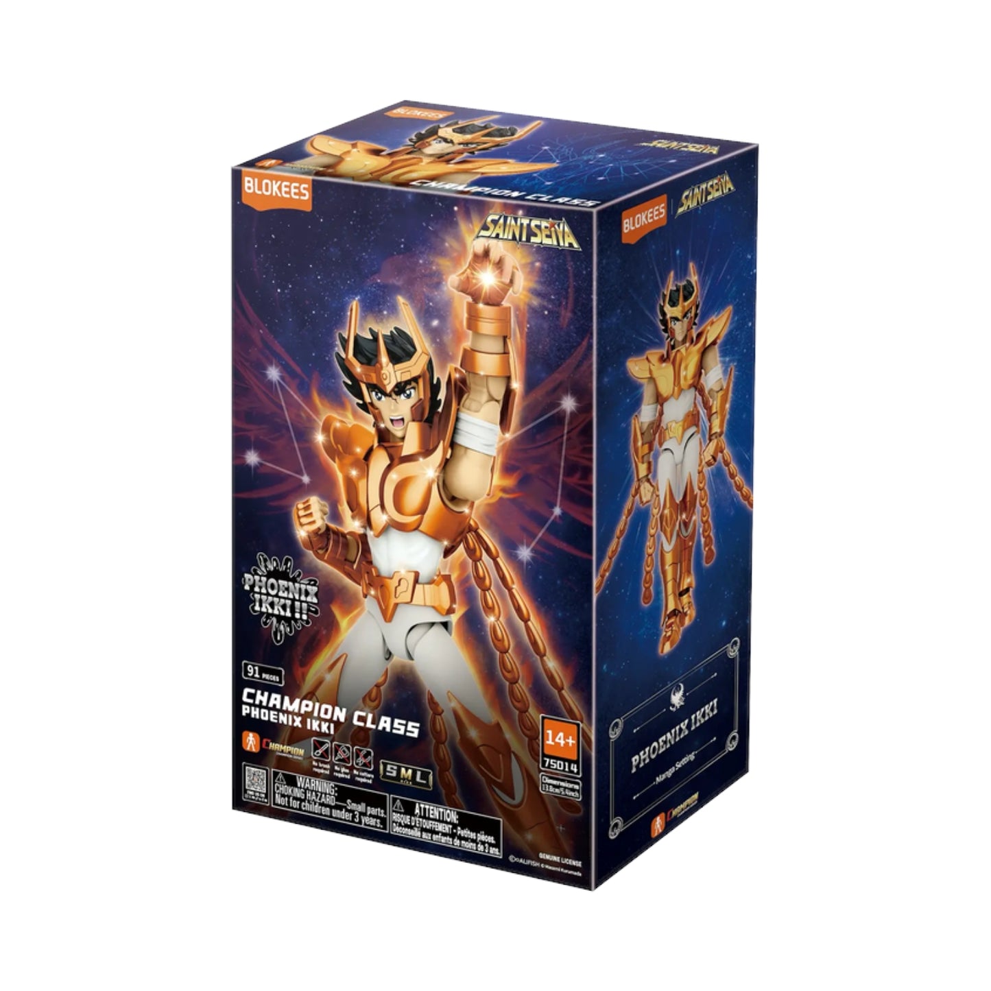 Phoenix Ikki Figura de Accion Saint Seiya Blokees Champion Class 15 Cm