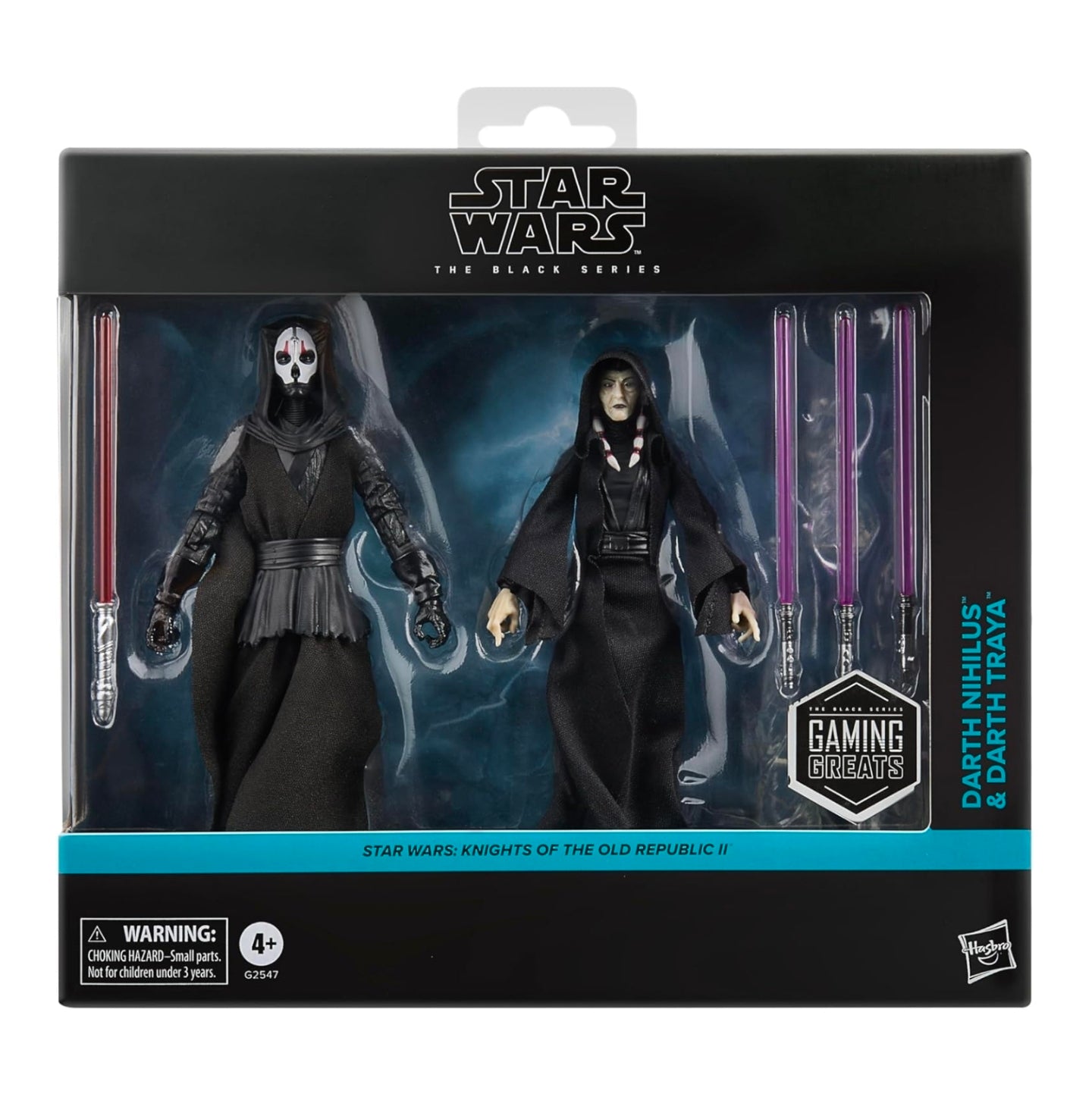 Darth Nihilus & Darth Traya Pack Figuras Star Wars KOTOR 2 Black Series 15 Cm