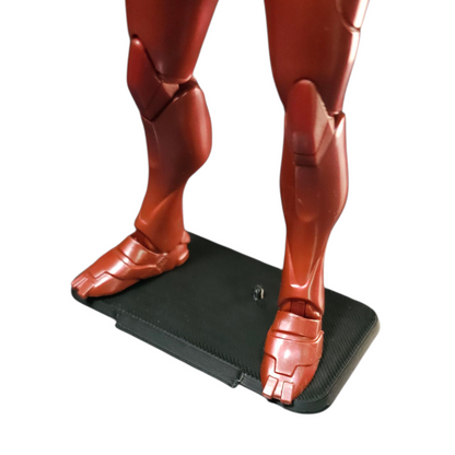 Base Rectangular 3 pines para figuras de Acción - Exhibición Colección Marvel Legends, Mcfarlane, Jada Toys, Black Series, Neca, Etc.