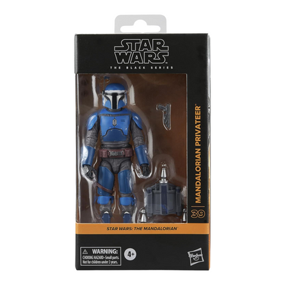 Mandalorian Privateer Figura De Acción Star Wars The Mandalorian The Black Series Hasbro 16 Cm