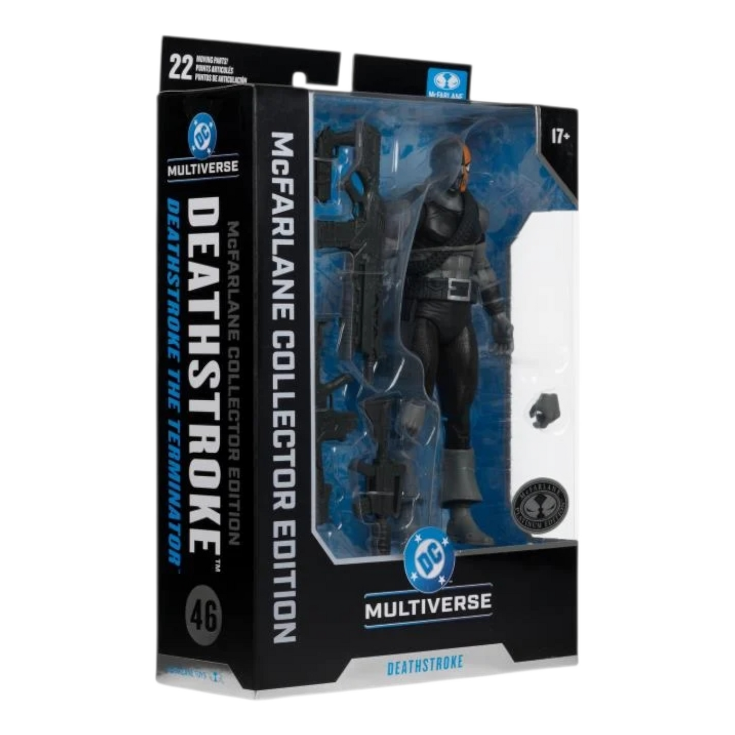 Deathstroke The Terminator Figura De Acción DC Collector Edition Dc Multiverse McFarlane Platinum Edition 18 Cm