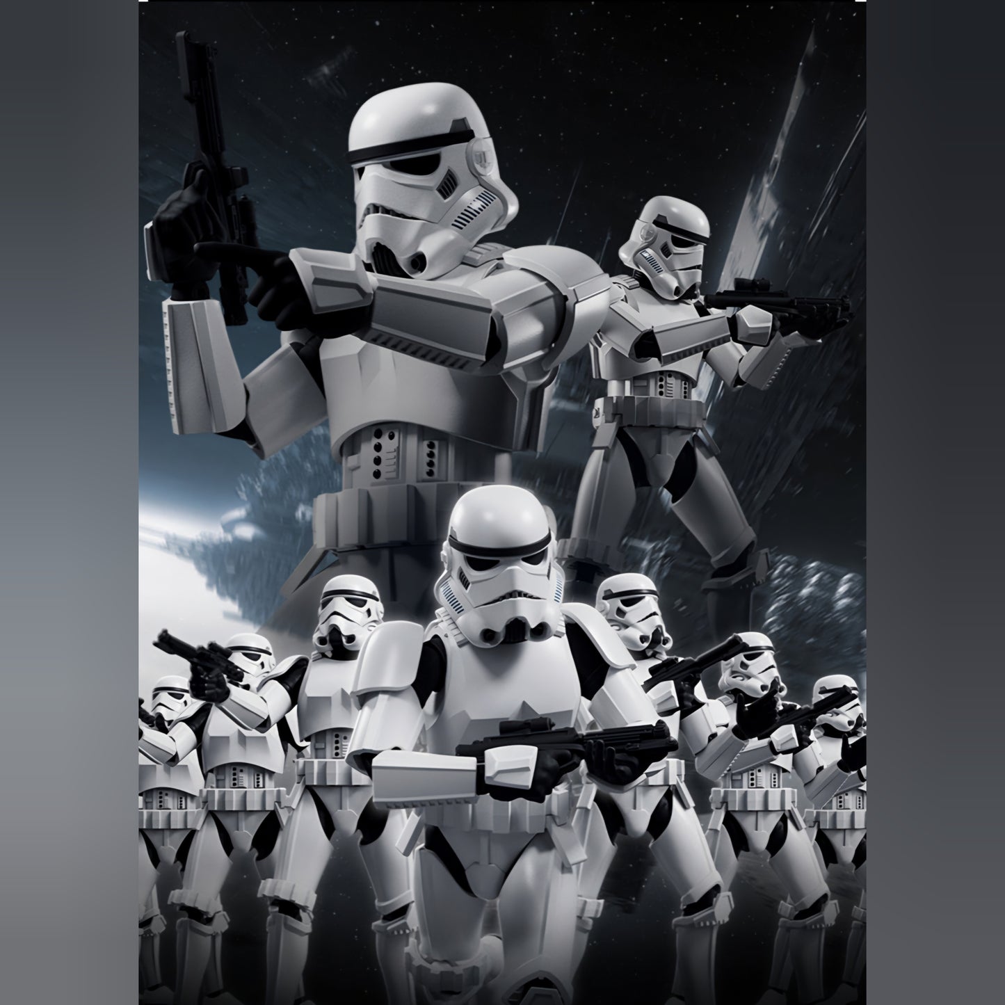 Stormtrooper Figura de Acción Star Wars Model Kit Blokees Champion Class 14 Cm