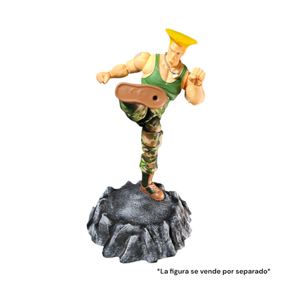 Base Rocosa para Figuras de Accion Estilo Medieval