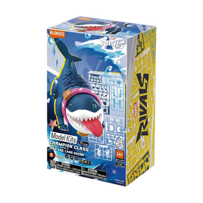 Jeff The Land Shark Figura de Accion Marvel Rivals Blokees Champion Class 12 Cm