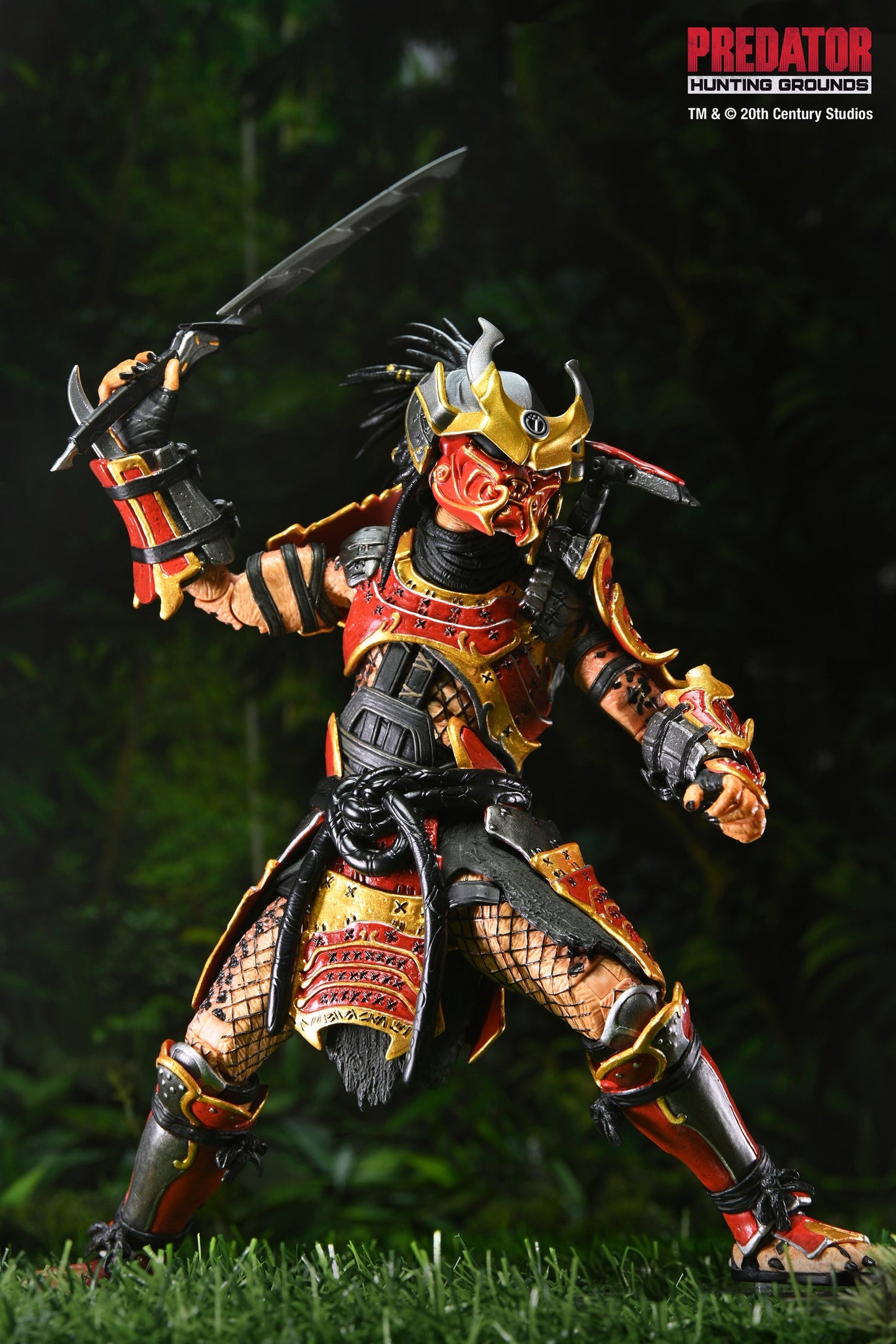 Samurai Predator Figura de Accion Predator Hunting Grounds Neca Ultimate 21.5 cm
