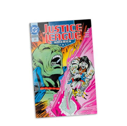 Martian Manhunter Figura de Accion Justice League 74 Page Punchers Mcfarlane Toys 18 Cm