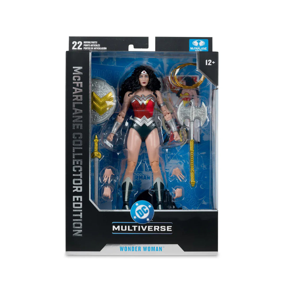Wonder Woman 80's Figura De Acción Dc Classic Mcfarlane Collector Platinum Edition 17cm