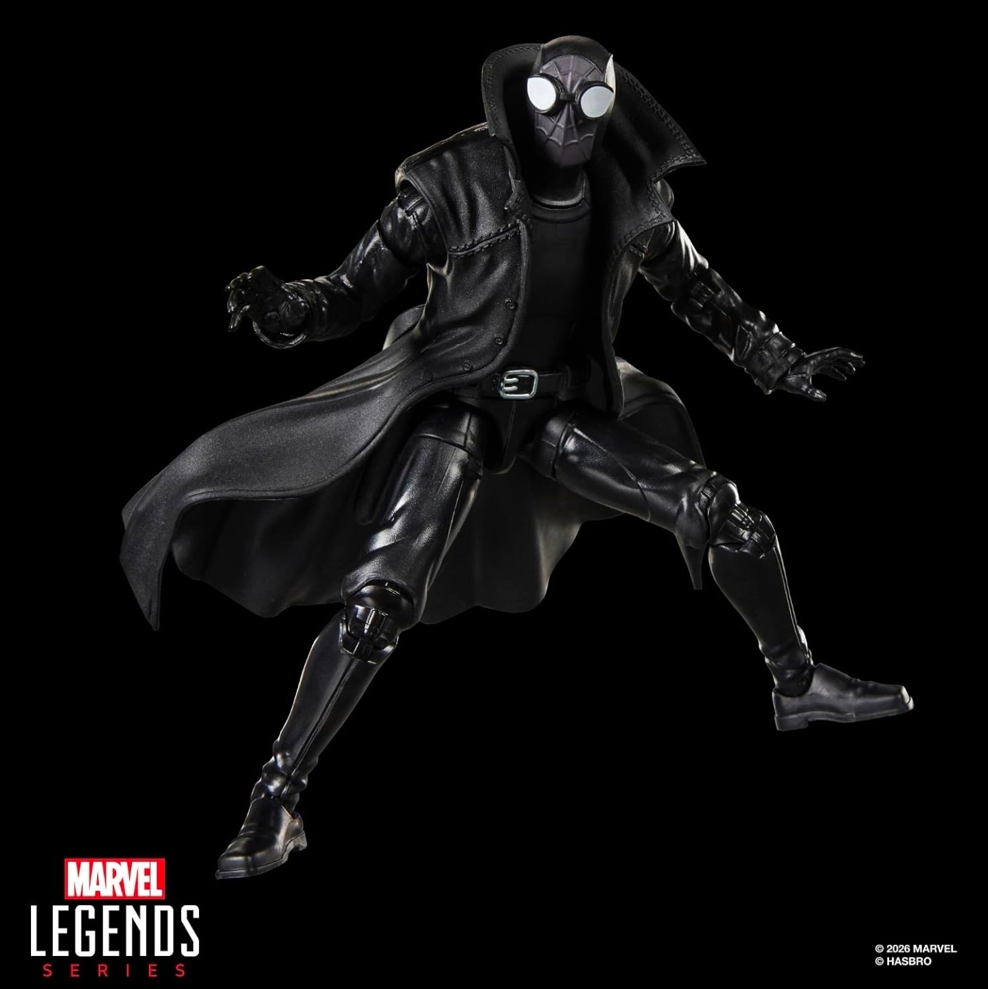 Spiderman Noir Figura de Acción Spiderverse Marvel Legends 16 Cm
