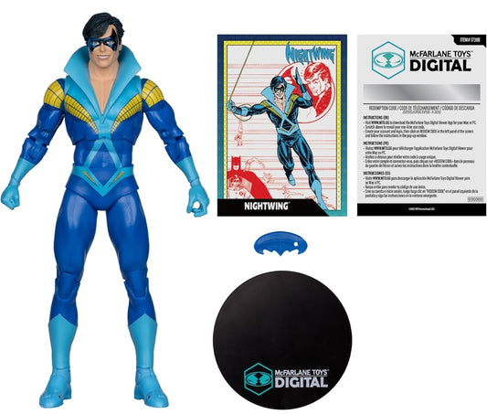 Nightwing Figura de Accion Teen Titans DC Mcfarlane Toys Digital 18cm
