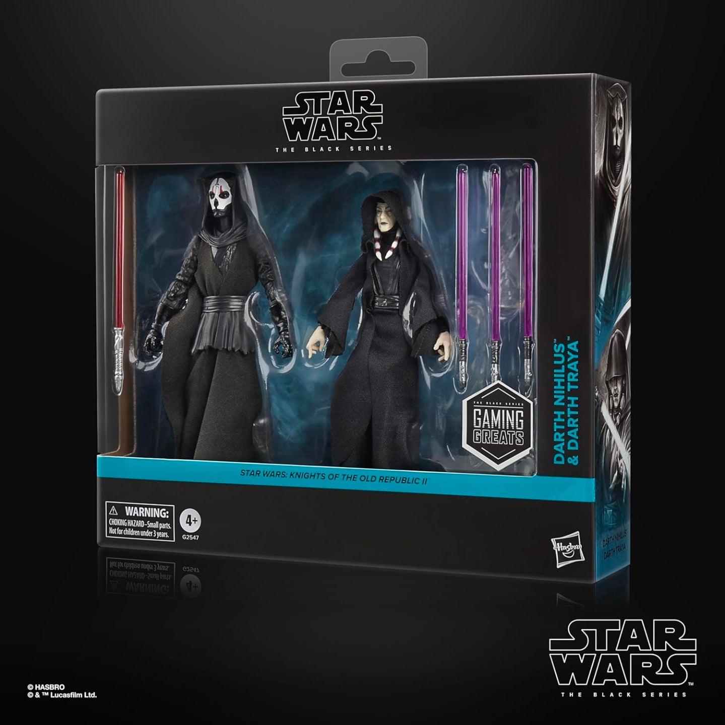 Darth Nihilus & Darth Traya Pack Figuras Star Wars KOTOR 2 Black Series 15 Cm