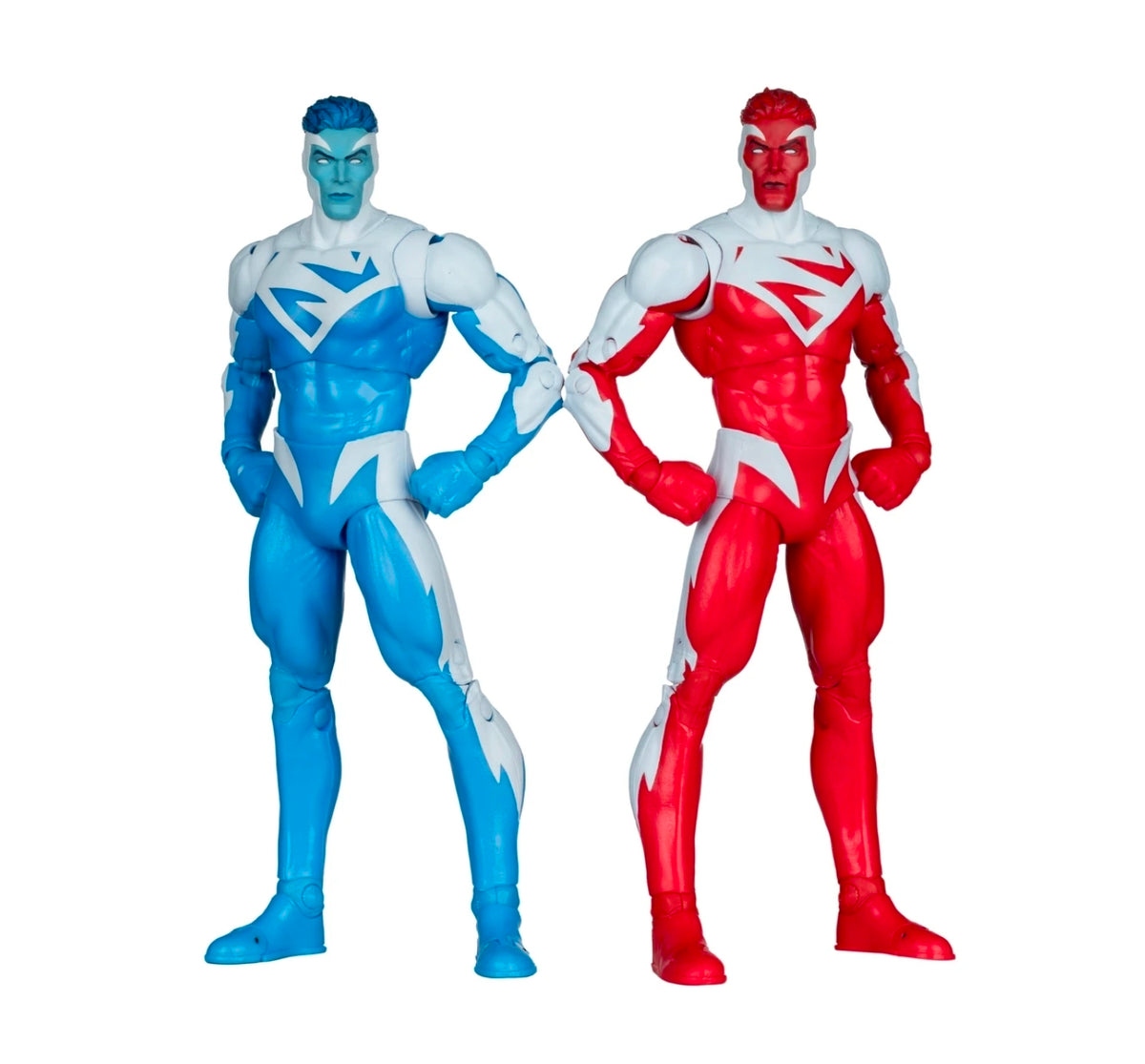 Superman Blue & Superman Red Pack Figuras de Acción Dc Multiverse Mcfarlane Gold Label 18 cm