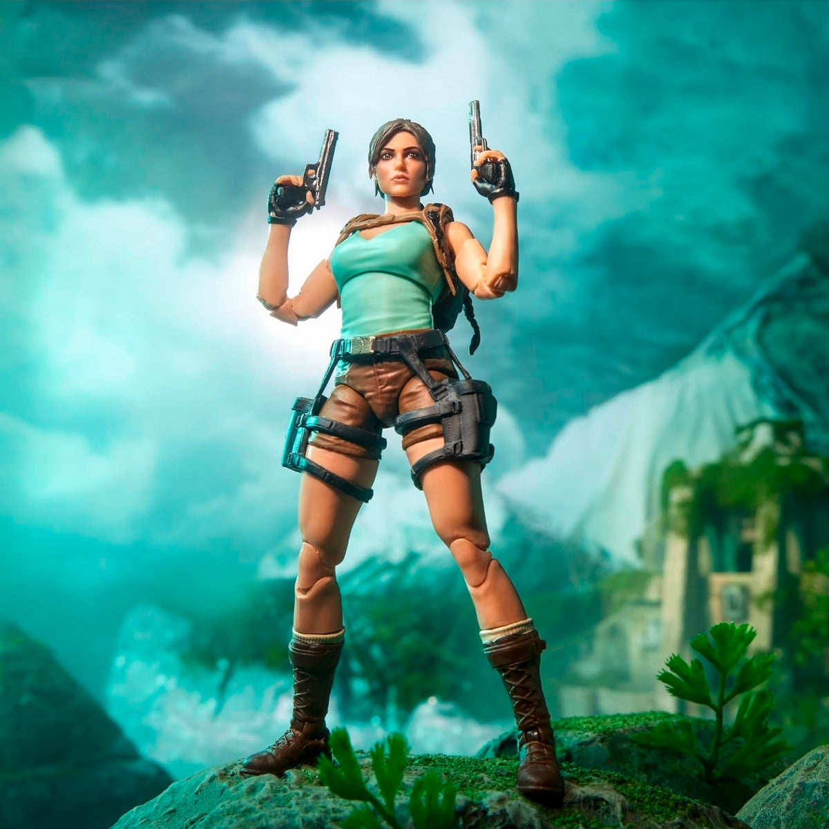 Lara Tomb Raider Croft Figura De Acción GI Joe Classified Hasbro 15 cm