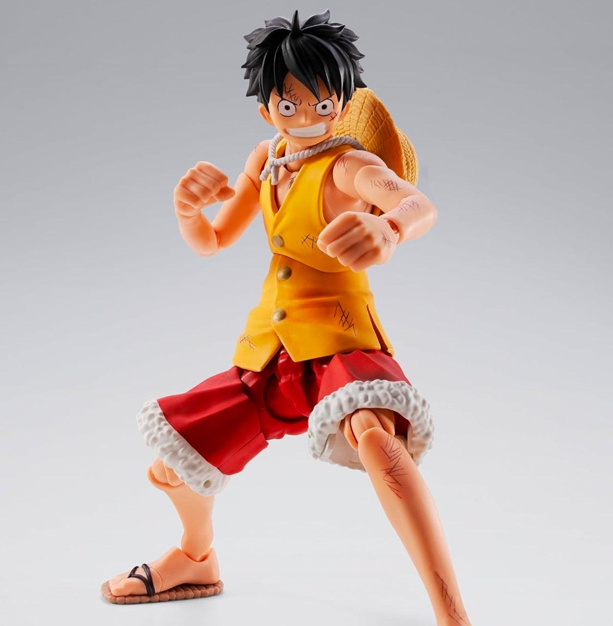 Monkey D Luffy Figura Acción Marineford One Piece Sh Figuarts Bandai 15 Cm