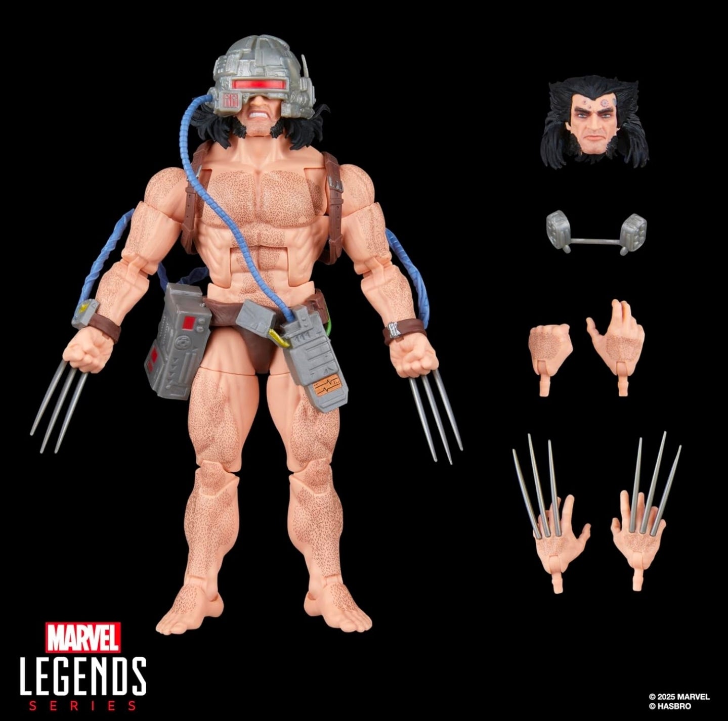 Wolverine Weapon X Figura de Accion X Men Marvel Legends Retro 15 Cm