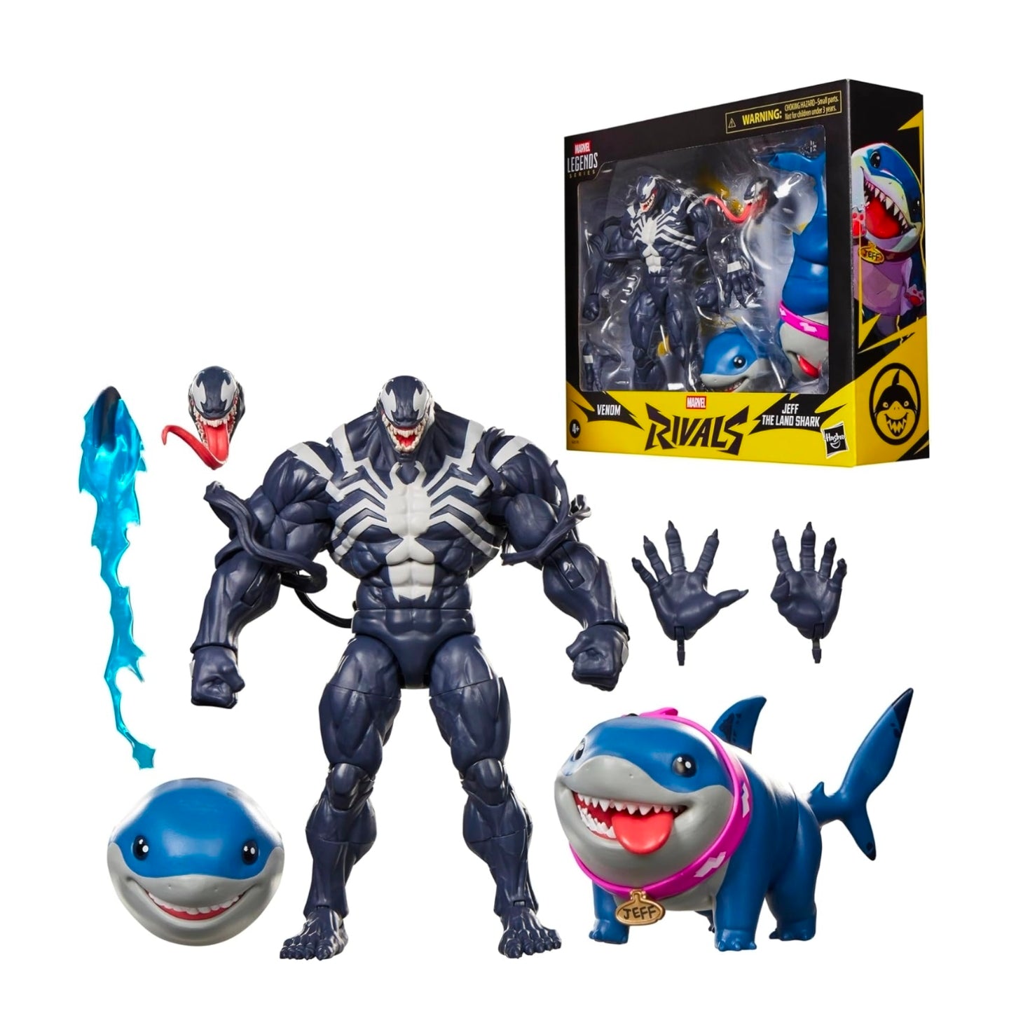 Venom & Jeff The Land Shark 2 Pack Figuras de Acción Marvel Rivals Marvel Legends 20 Cm