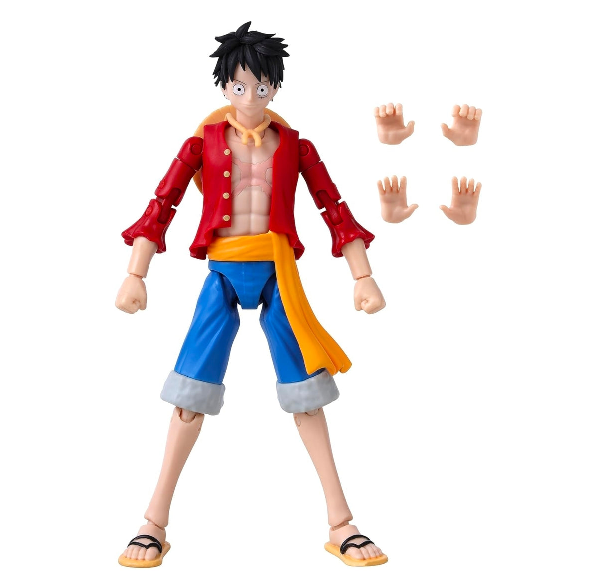 Monkey D Luffy Figura Acción One Piece Anime Heroes Bandai 16 Cm