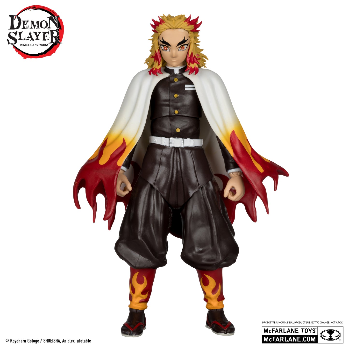 Kyojuro Rengoku Figura De Acción Demon Slayer Platinum Edition Mcfarlane Toys 17 Cm