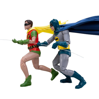 Batman & Robin 2 Pack Figuras de Accion Batman 1966 Dc Collector Ed Mcfarlane 17cm