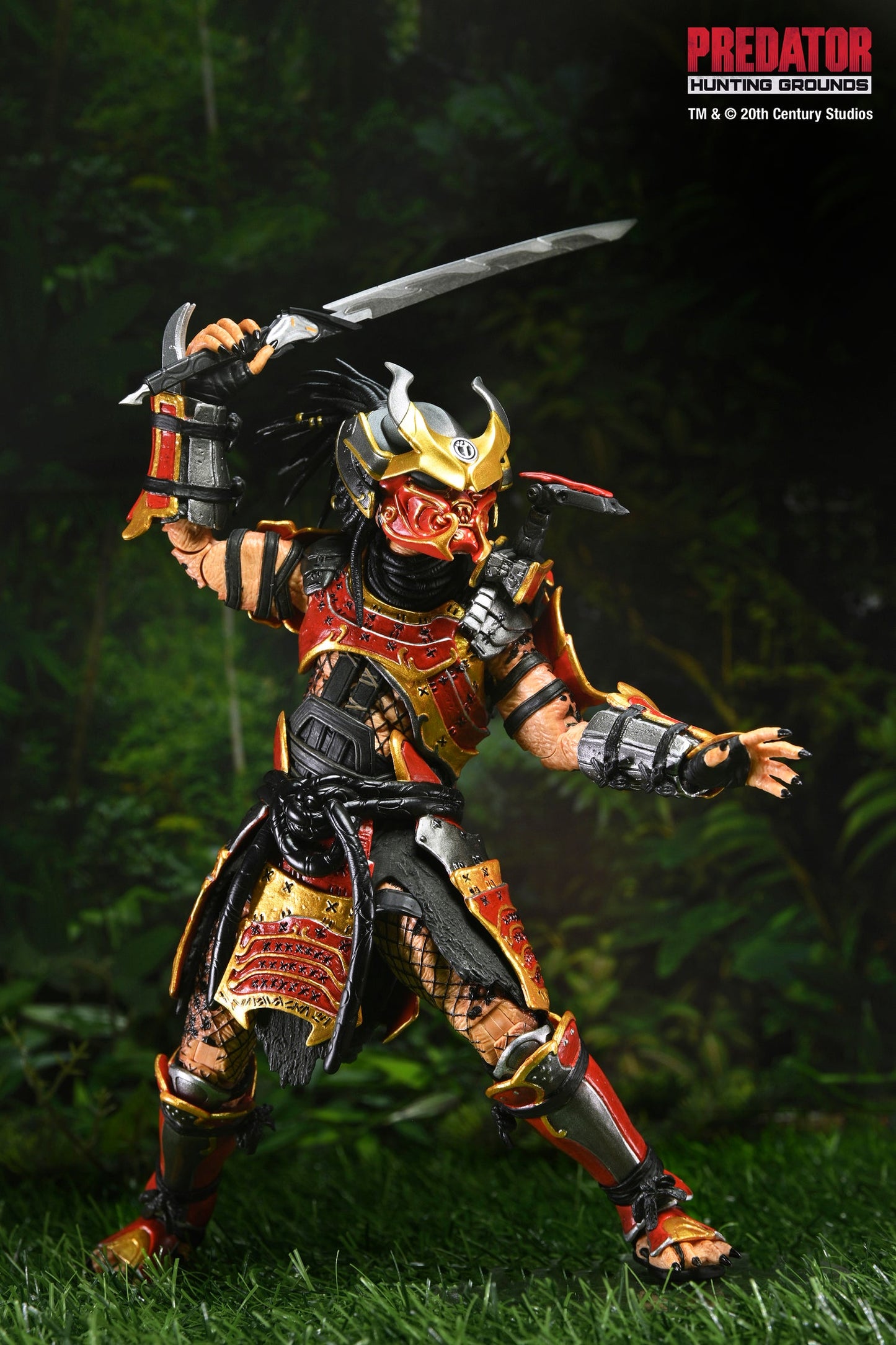 Samurai Predator Figura de Accion Predator Hunting Grounds Neca Ultimate 21.5 cm