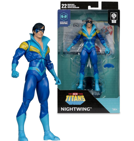 Nightwing Figura de Accion Teen Titans DC Mcfarlane Toys Digital 18cm