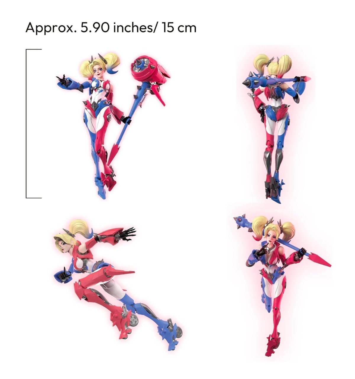 Harley Quinn Figura de Accion DC Blokees Champion Class 15 Cm