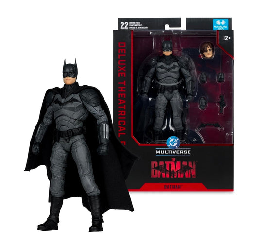 The Batman 2022 Figura De Accion Deluxe Theatrical Edition Mcfarlane 18cm