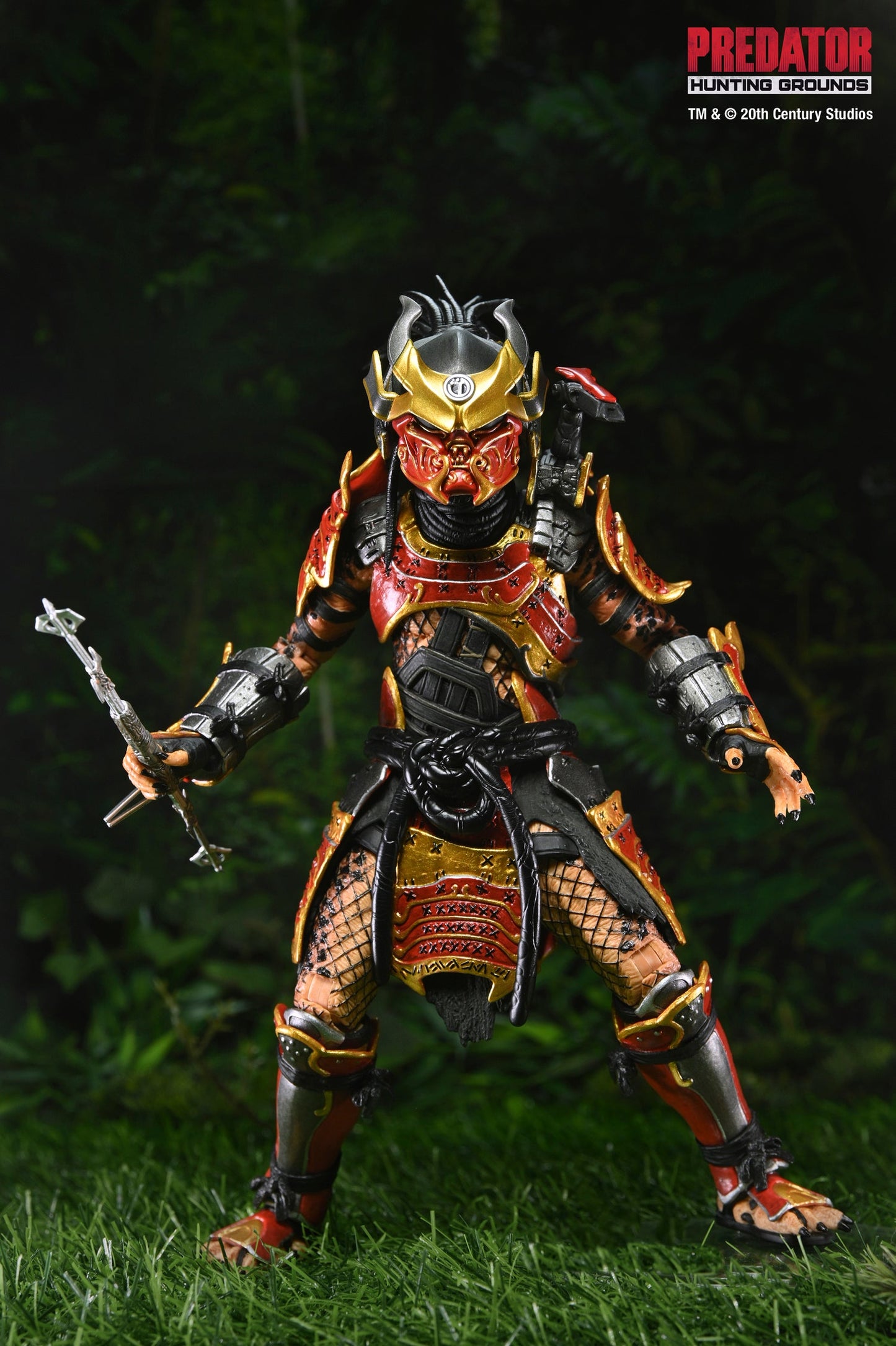 Samurai Predator Figura de Accion Predator Hunting Grounds Neca Ultimate 21.5 cm