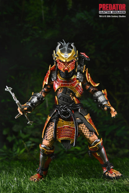 Samurai Predator Figura de Accion Predator Hunting Grounds Neca Ultimate 21.5 cm