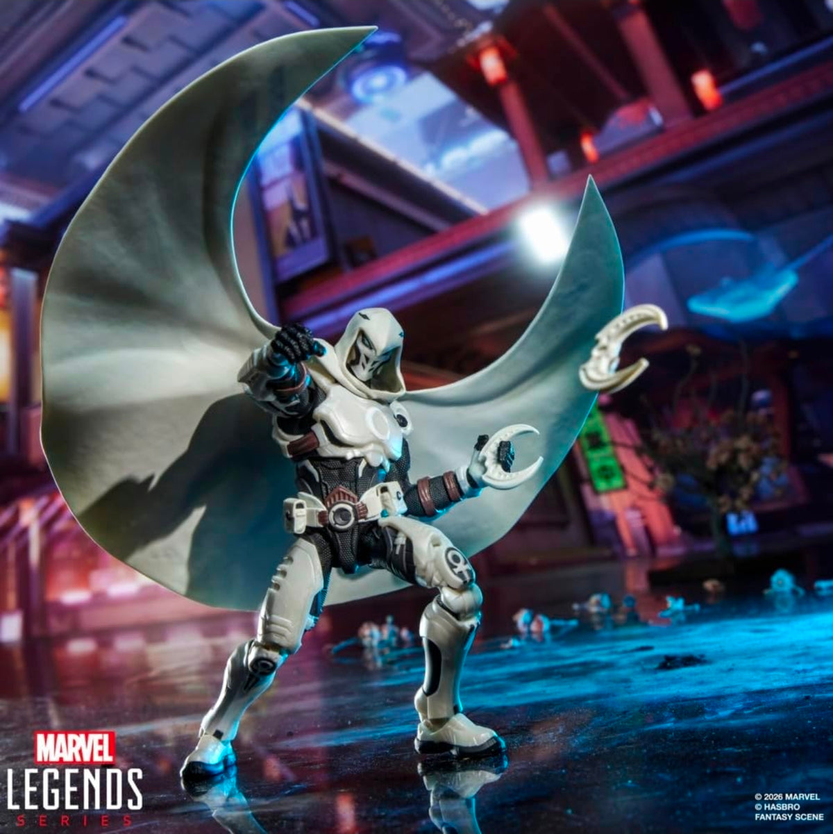 Moon Knight Figura de Acción Rivals Marvel Legends 16 Cm
