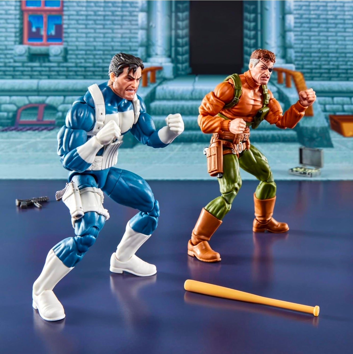 The Punisher & Nick Fury Pack Figuras Gamerverse Marvel Legends 16 Cm