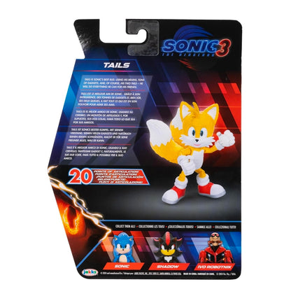Tails Figura de Accion Sonic 3 The Movie Jakks Pacific 11 Cm