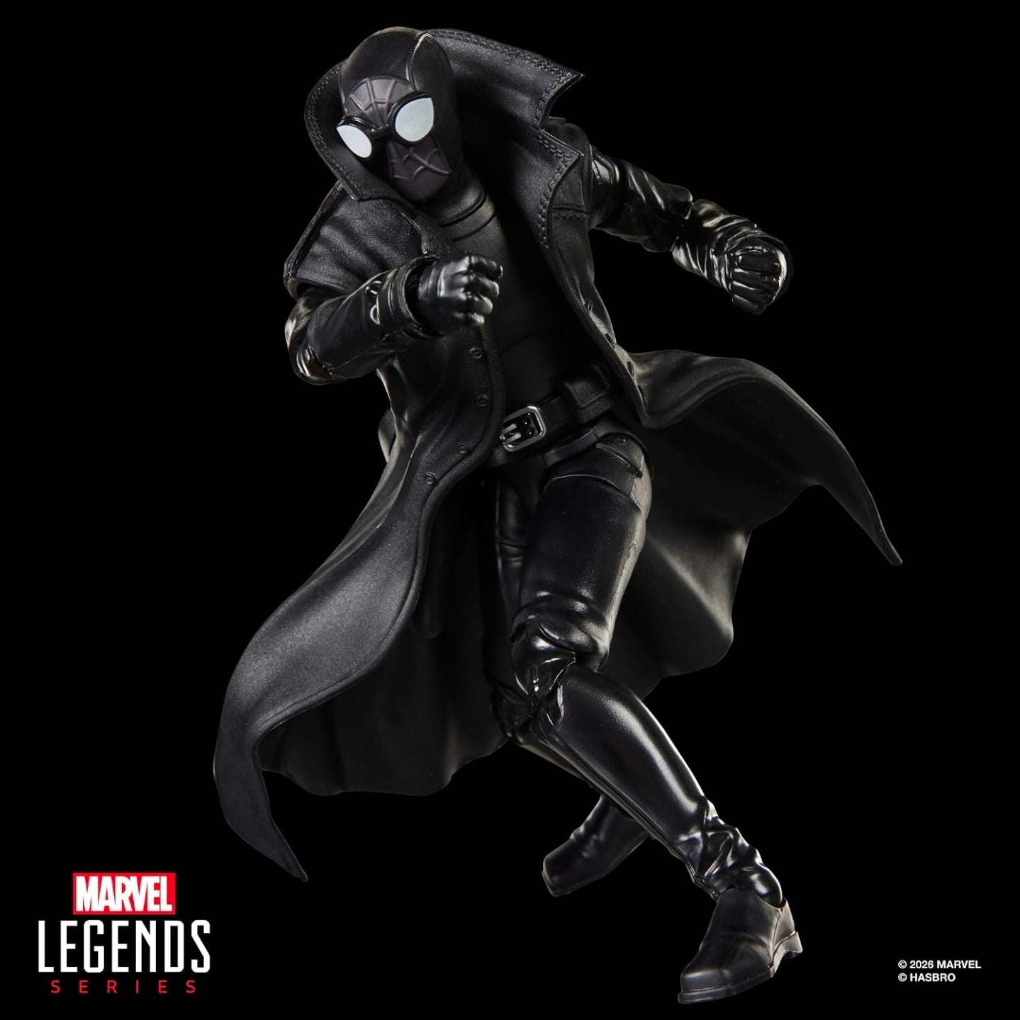 Spiderman Noir Figura de Acción Spiderverse Marvel Legends 16 Cm