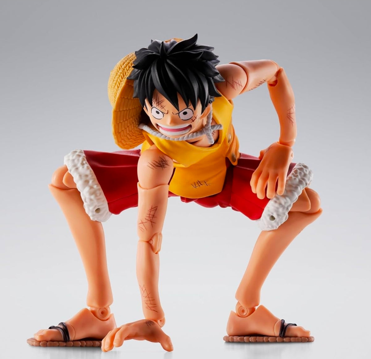 Monkey D Luffy Figura Acción Marineford One Piece Sh Figuarts Bandai 15 Cm