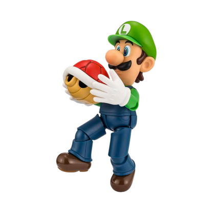 Luigi Figura de Accion Super Mario Sh Figuarts Bandai 11 Cm