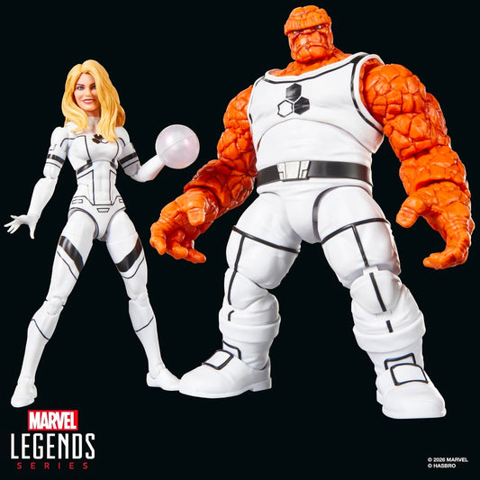 The Thing & Invisible Woman Pack Figuras de Acción Future Foundation Fantastic 4 Marvel Legends 17 Cm