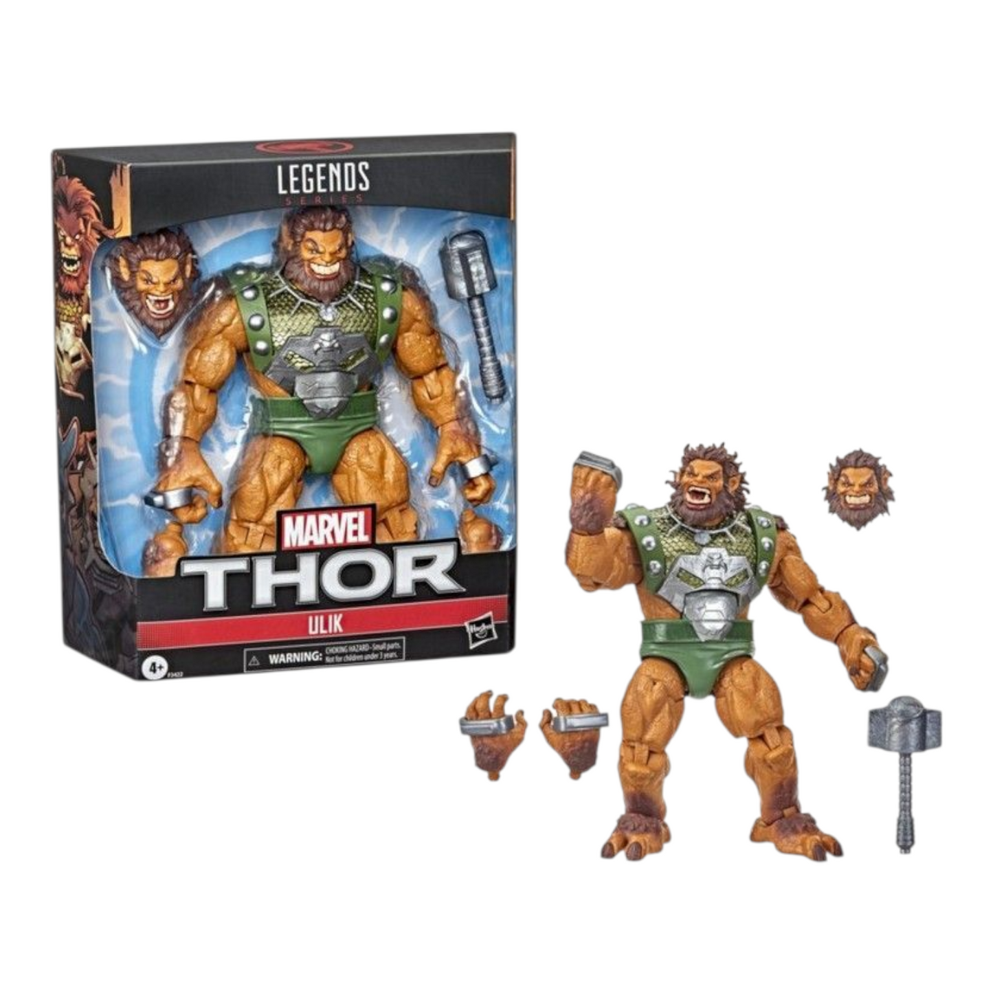 Ulik Figura De Acción Thor Avengers Marvel Legends Hasbro 20 Cm