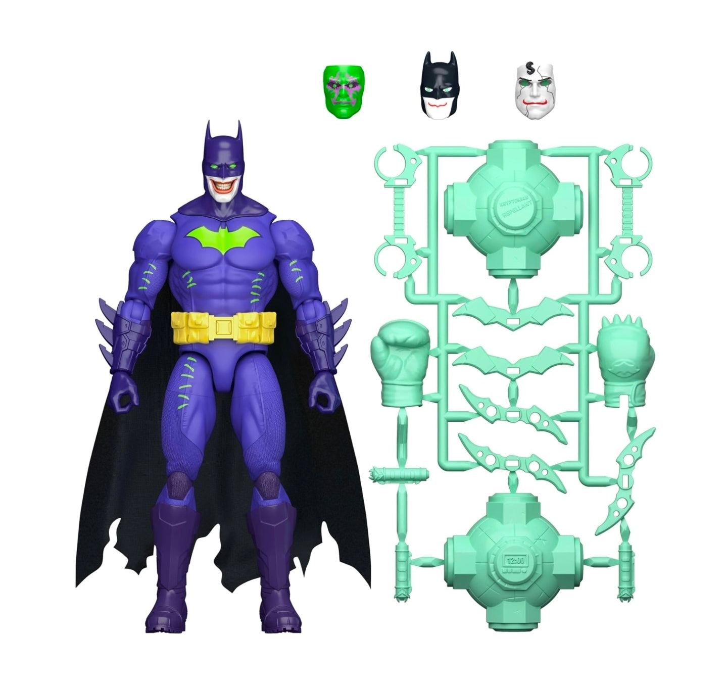 Batman Jokerized Figura De Accion Super Villains DC Premier Mattel 16 Cm
