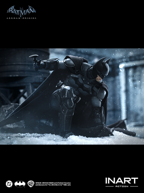Batman Figura de Acción Arkham Origins Inart Action 18 Cm